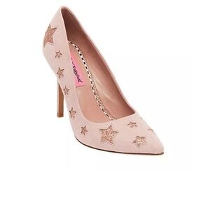Betsey Johnson Pink Star Heels